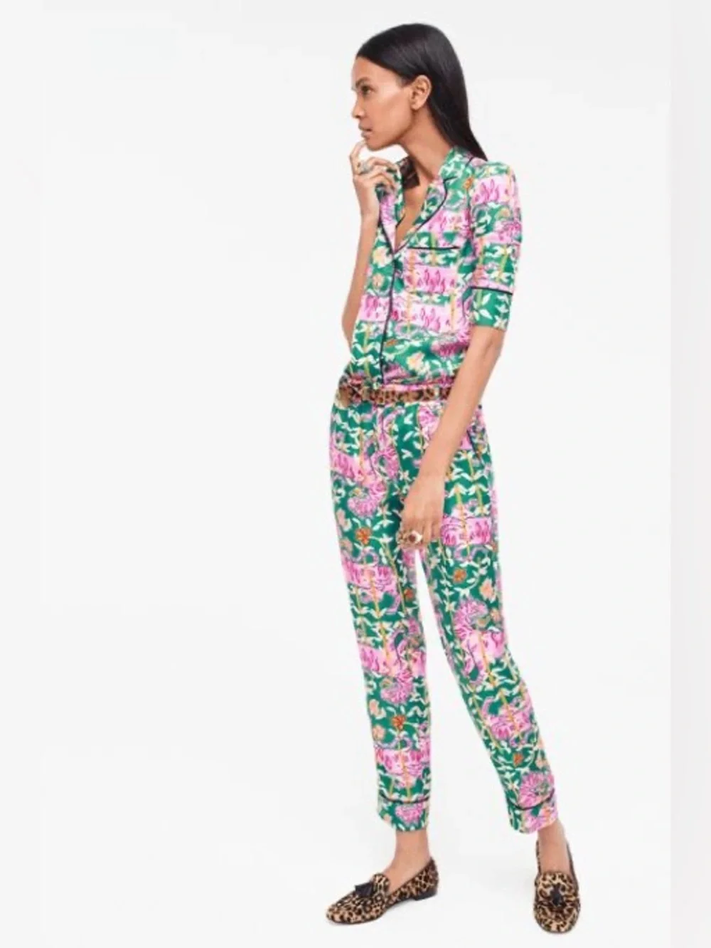 Drake for J Crew Collection Silk pajama set - Picture 1 of 15